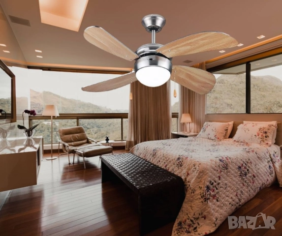 Вентилатор Muhler - таванен, осветление, 42''