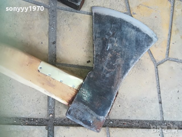 поръчани-брадви острилки 2бр голяма и малка 2101231712, снимка 4 - Антикварни и старинни предмети - 39384992