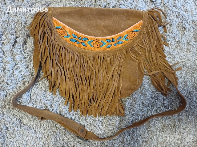 Дамска чанта ZARA - естествена кожа, снимка 8 - Чанти - 53384538