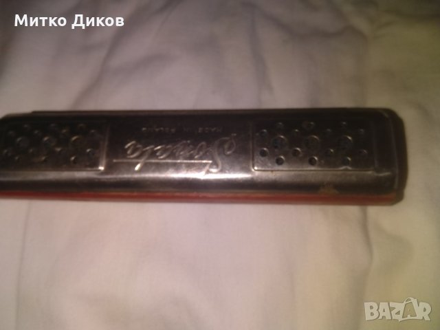 Хармоника Соната Полша 28октави от соца работеща, снимка 2 - Колекции - 33533537