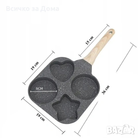 Тигани за яйца, палачинки, кюфтенца, газова индукция, снимка 3 - Съдове за готвене - 53214835