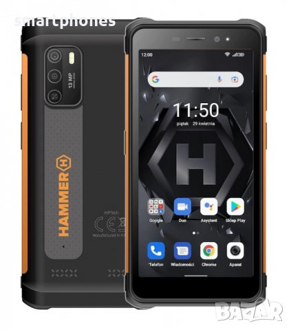 Мобилен телефон myPhone Hammer Iron 4 Orange, снимка 2 - Телефони с две сим карти - 38630125