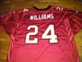 Маркова тениска амер.футбол Cadillac Williams # 24 NFL Tampa Bay Buccaneers Reebok размер L, снимка 12