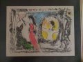Марк Шагал, литография оригинал, снимка 1