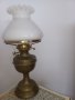 Висока старинна настолна лампа, снимка 1 - Настолни лампи - 43436089