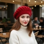 Модерен дамски барет за зимата – Удобство и френски стил, снимка 2