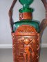  Естествена  кожена калъфка  за бутилка със шише , снимка 3