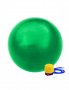 Гимнастическа топка 65 см - зелена, с помпа, снимка 1