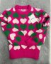 Дамски пуловер на сърчица  , снимка 2