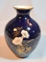 немска порцеланова ваза кобалт с позлата М1, снимка 1