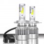 H4 LED крушки автокрушки 3800LM 72W 12V комплект BI xenon, снимка 5