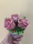 Пластични сапунени рози , снимка 6