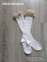 Бели детски дълги чорапки, снимка 5