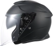 MY-835 джет каска с визьор, ECE 22.06, матово черна, M N5, снимка 5