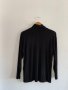 Черна дамска блуза, снимка 1 - Блузи с дълъг ръкав и пуловери - 26995842