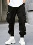 Мъжки ежедневни карго панталони в уличен стил с голям размер, 3цвята, снимка 17