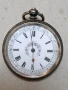 джобен сребърен часовник , снимка 1