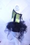 Детска рокля за спортни танци в черно и електрик, снимка 6