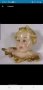 Порцеланов ангел 1920 година. , снимка 1 - Антикварни и старинни предмети - 26953952