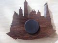Автентичен дървен 3D магнит от Москва, Русия-серия-, снимка 5
