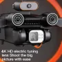 Сгъваем дрон KLG TECH , Двойна камера HD, Широкоъгълен 120°, Избягва препятствията, 35 минути, снимка 5