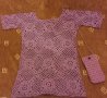 Плетена блуза на една кука р.S, снимка 1 - Блузи с дълъг ръкав и пуловери - 35297108