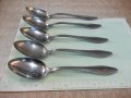 Лот от 5 бр. лъжици от завод "П. Денев", снимка 2