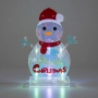 LED светещ снежен човек Merry Christmas, снимка 5