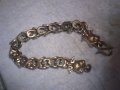 СТАРА МЕДНА ПОСРЕБРЕНА ХЕВИ - МЕТЪЛ ГРИВНА РЯДКА ВИНТИДЖ ПЛЕТКА 70641, снимка 10