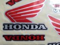 Качественни самозалепващи цветни стикери за Хонда Honda мотор , автомобил кола
