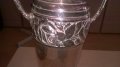АМФОРА-посребрена кана с стъклено гърло-внос швеицария, снимка 10