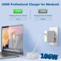 100 W USB C бързо зарядно устройство, съвместимо с Mac Book Pro 16 15 14 инча, съвместимо с Mac Book, снимка 4