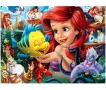 Малката Русалка Ариел детски 5D гоблен диамантен картина мозайка за направа по схема с камъчета, снимка 2