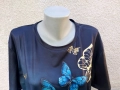 4XL Нова блуза с пеперуди , снимка 2