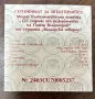 N4. България 2024 = Медна възпоменателна монета  “ 125 г. от рожд. на Панчо Владигеров “, снимка 3