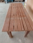 Трапезна маса ф110 см  дъб и още 6 бр., снимка 6