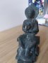 Китайска бронзова статуетка на буда, снимка 1 - Антикварни и старинни предмети - 35001543