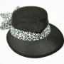 Дамска сламена шапка с Периферия и панделка от копринено шалче , снимка 7