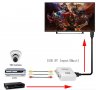 АКТИВЕН преходник AV,RCA(чинчове) към HDMI + Гаранция, снимка 9