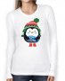 Дамска тениска FORD CHRISTMAS PENGUIN, снимка 5