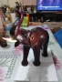 Фигура на слон покрита с естествена кожа., снимка 1