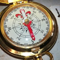златен компас от франция 1512221427, снимка 5 - Антикварни и старинни предмети - 39018961