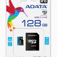 *ПРОМО* Флаш карта памет ADATA CL10 128GB, снимка 1 - Карти памет - 32543407