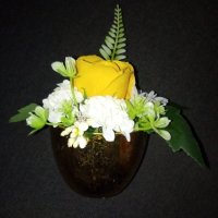 Декорация - цветен букет, снимка 4 - Изкуствени цветя - 39926407