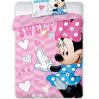 Детски Спален комплект Minnie Mouse 100X135см, снимка 2 - Спално бельо и завивки - 27112293