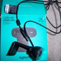 Продавам WEB камера Logitech C270HD с вграден микрофон, снимка 3 - Камери - 43913125