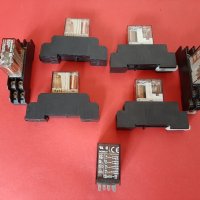  Schrack/RS Релета-12V,24V,230V-5A,8A за DIN шина /Табла/Кутия, снимка 2 - Друга електроника - 27198232