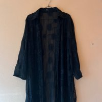 Дълга черна риза 48 размер 🖤, снимка 1 - Ризи - 43986144