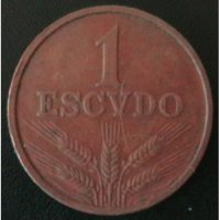 1 ескудо 1970, Португалия, снимка 1 - Нумизматика и бонистика - 32809477
