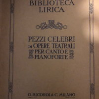  Biblioteca LIRICA, Pezzi CELEBRI di OPERE TEATRALI per Canto E Pianoforte, снимка 1 - Специализирана литература - 36490844